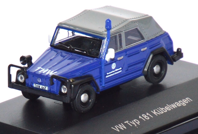 VW 181 Kübelwagen THW Darmstadt blau