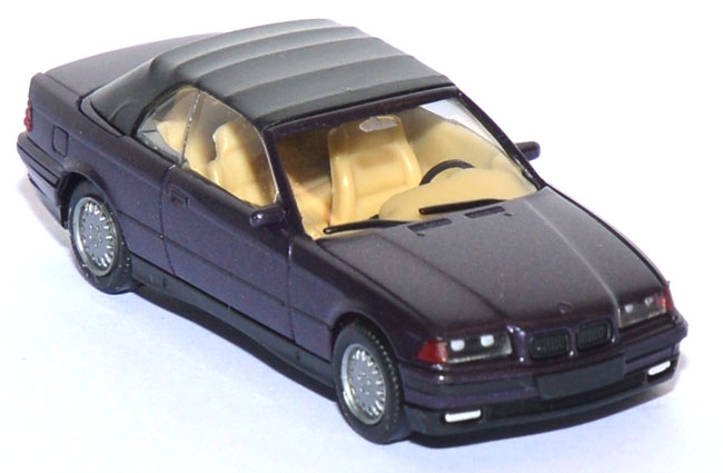 BMW 325i (E36) Cabrio mit Softtop violettmetallic