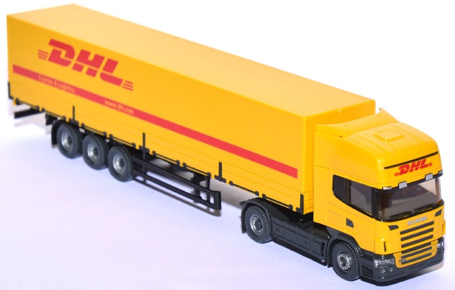 Scania R 420 Pritschensattelzug DHL