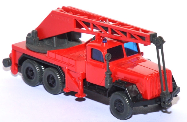 Magirus Uranus KW 15 Kranwagen Feuerwehr rot/schwarz