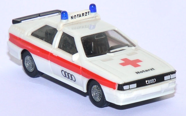 Audi Quattro (Ur-​Quattro) DRK Rotes Kreuz Notarzt weiß