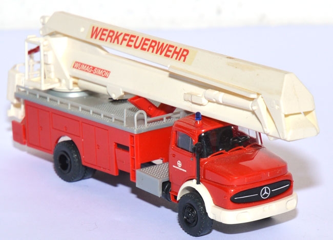 Mercedes-Benz LA 1924 Gelenkbühne Feuerwehr Wumag-Simon rot