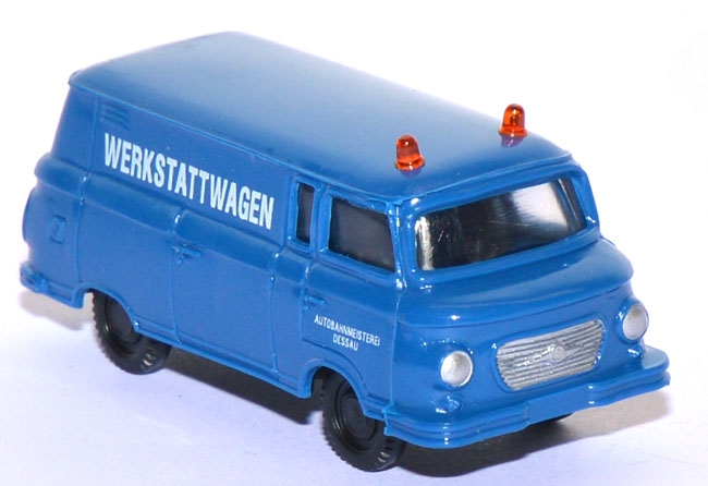 Barkas B 1000 Werkstattwagen Autobahnmeisterei Dessau blau