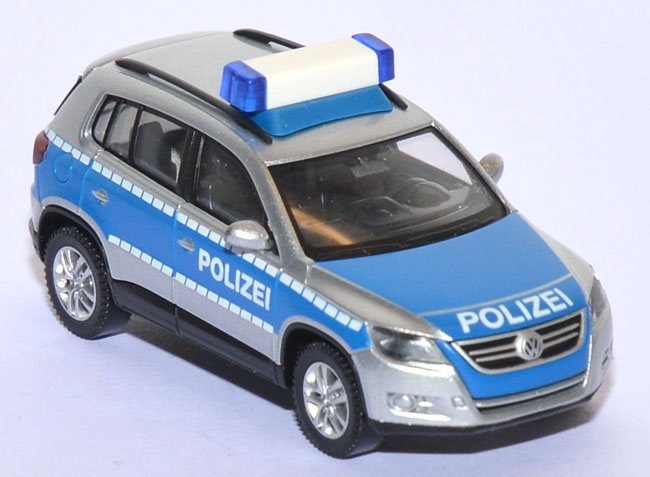 VW Tiguan Polizei verkehrsblau