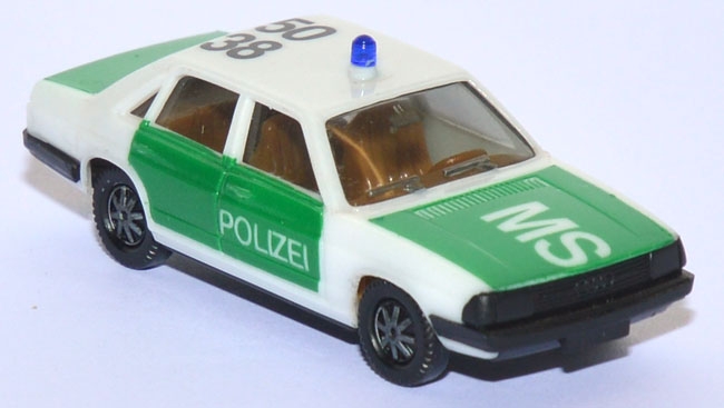 Audi 100 GL 5E Polizei 50 38 MS grün