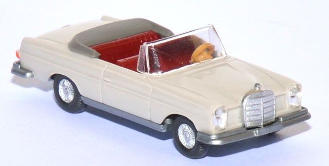 Mercedes-​Benz 280 SE Cabriolet braunweiß