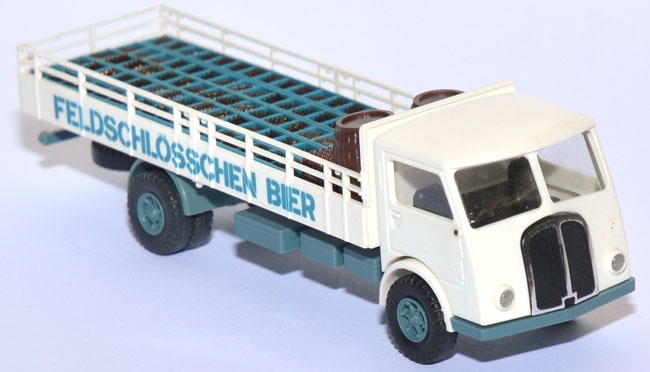 Saurer 5 C-H Getränkepritschen-​LKW Feldschlösschen