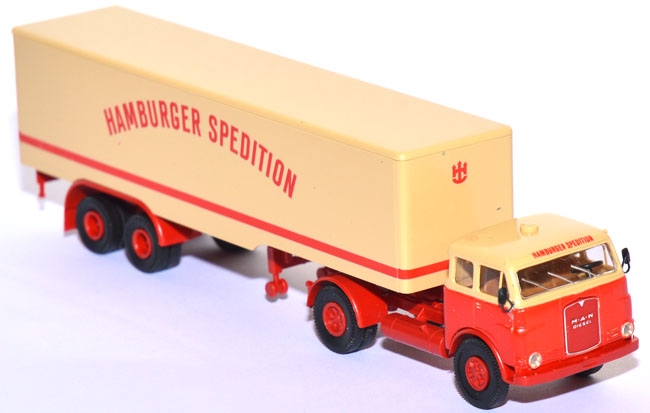 MAN 10.212 Koffersattelzug Hamburger Spedition