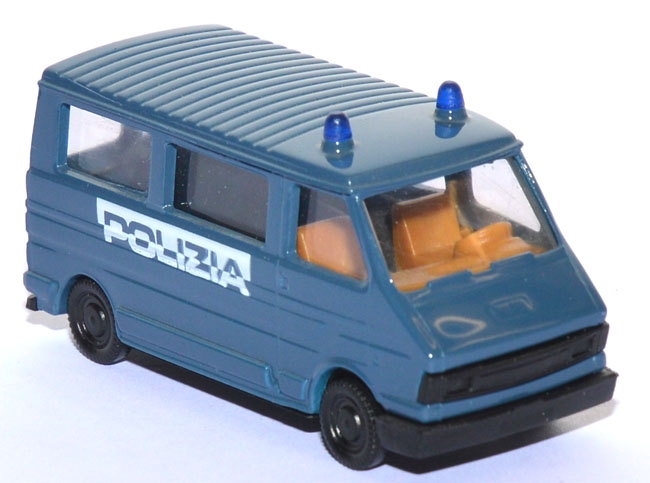 Fiat 242 Bus Polizia Polizei Italien blau