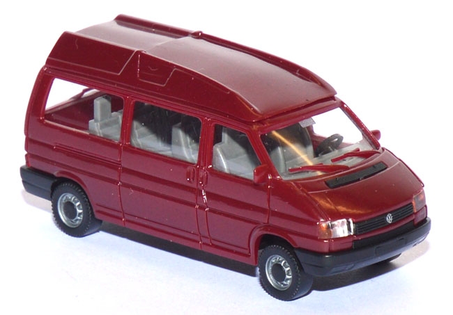 VW T4 LR Bus l Camper weinrot