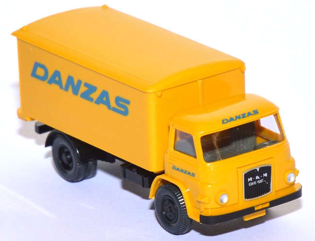 MAN 415 Koffer-LKW Danzas goldgelb