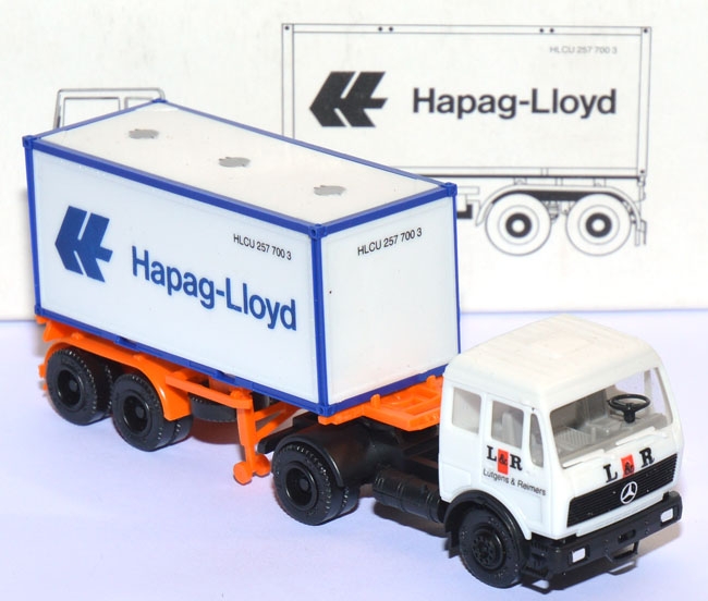 Mercedes-​Benz NG 1628 Containersattelzug 20 ft L&R - Hapag-​Lloyd