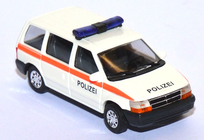 Chrysler Voyager Polizei Österreich weiß 44610