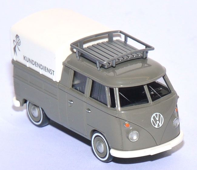 VW T1 Pritsche Doka VW Kundendienst moosgrau