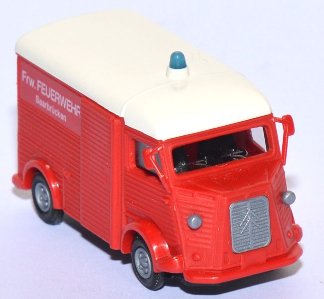 Citroen HY Kasten Feuerwehr Saarbrücken rot