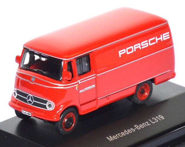 Mercedes-Benz L 319 Kasten Porsche rot