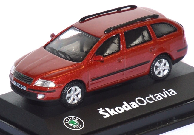 Skoda Octavia 2 Kombi dunkelrot