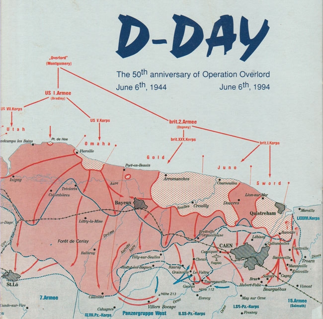 D-Day British forces - The 50th anniversary of Operation Overload 6. Juni 1944