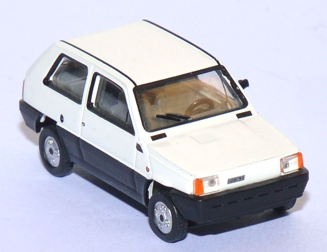 Diecast model cars Fiat Panda 1/87 Herpa 45 white 