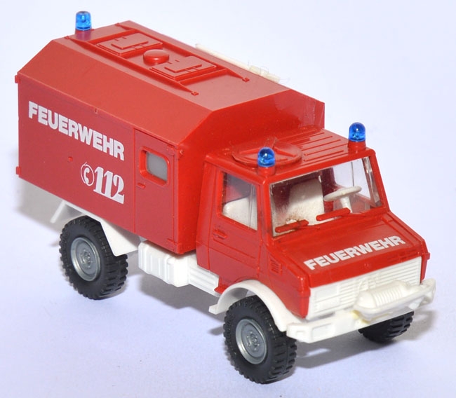 Mercedes-​​Benz Unimog U 1300 L RTW Feuerwehr rot