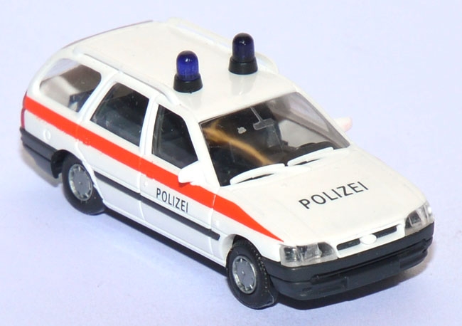 Ford Escort Turnier Polizei Österreich weiß