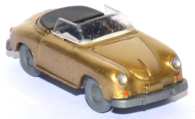 Porsche 356 Cabrio offen gold