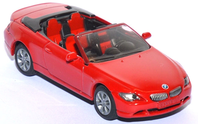 BMW 645i Cabrio rot