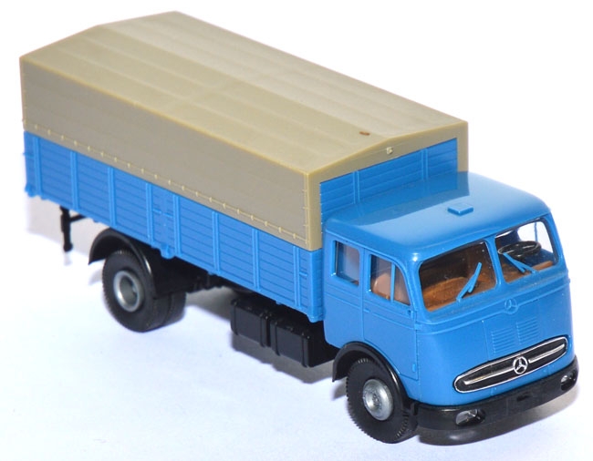 Mercedes-​Benz LP 334 Pritschen-​LKW blau