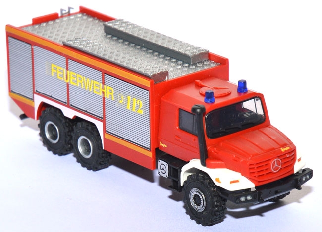 Mercedes-​Benz Zetros 6x6 Ziegler RW Feuerwehr rot