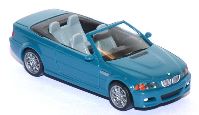 BMW M3 (E46) Cabrio offen laguna seca blau