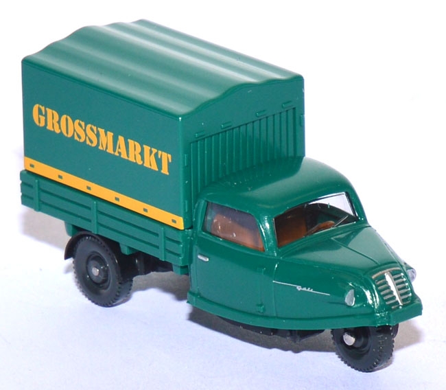 Goliath Dreirad Grossmarkt opalgrün