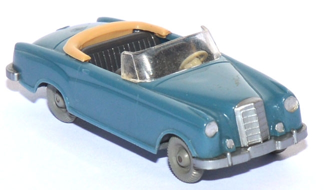 Mercedes-​​Benz 220 Cabriolet offen mattgraublau