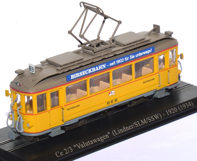 Straßenbahn Ce 2/3 Valutawagen Lindner SLM / SSW -  Basel 1920 (1934)