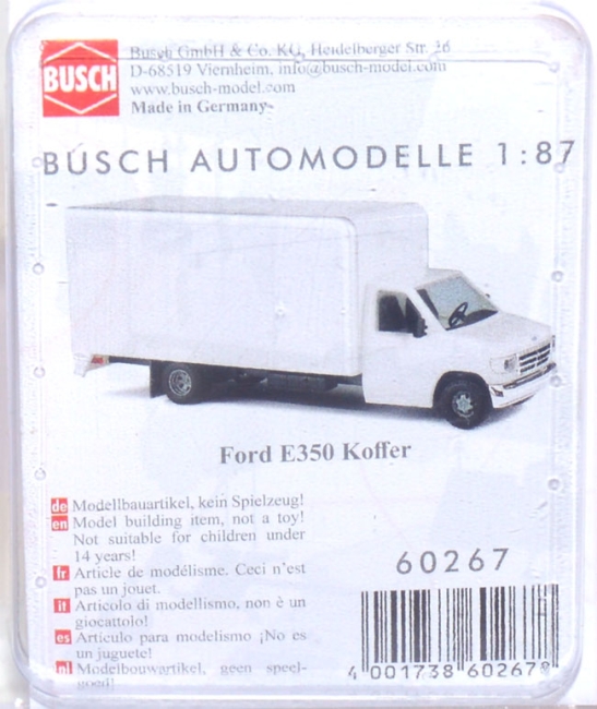 Bausatz Ford E350 Koffer weiß 60267