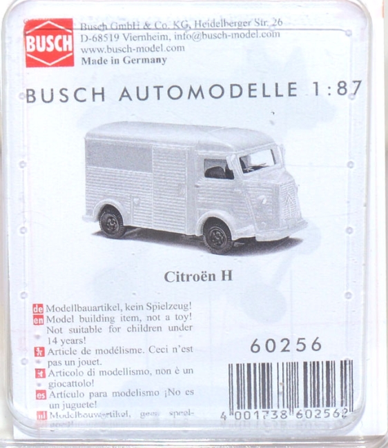 Bausatz Citroen H Koffer weiß 60256