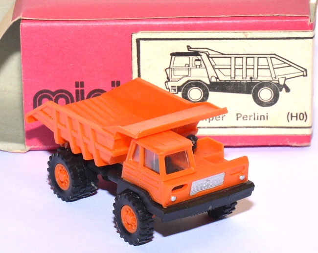 Perlini Dumper T 25 Großraum Muldenkipper orange