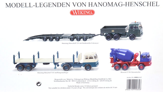 Modell-​Legenden von Hanomag-​Henschel