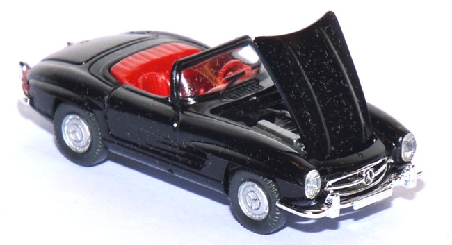 Mercedes-​​​​​​​Benz 300 SL Cabriolet offen schwarz