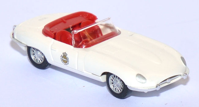 Jaguar E-​Type 3,8 OTS Cabriolet / Roadster Warsteiner weiß