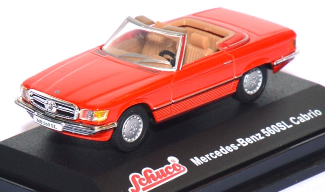 Mercedes-Benz 560 SL Cabrio rot