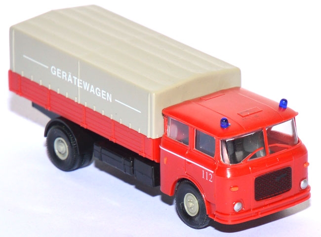 Skoda S 706 RT LKW Pritsche Gerätewagen Feuerwehr rot