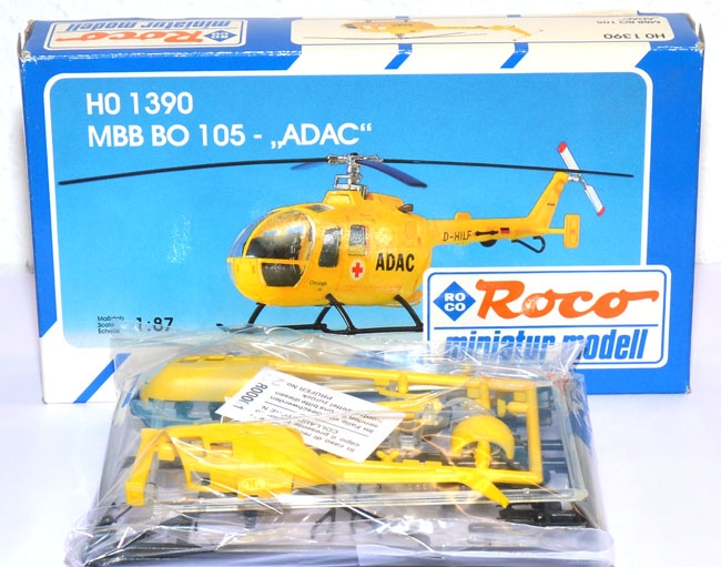 Hubschrauber MBB BO 105 ADAC Bausatz