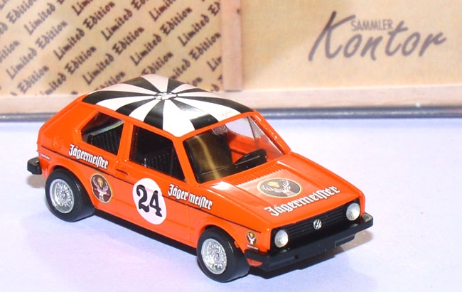 VW Golf 1 2türig Jägermeister #24 reinorange