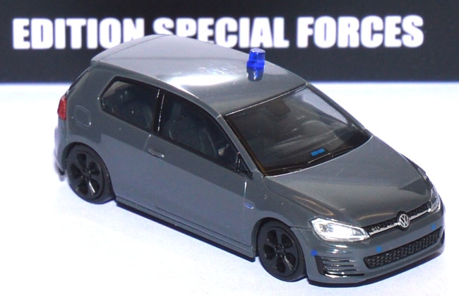 VW Golf 7 GTD Polizei ProViDa Zivilstreife SEK / MEK / GSG9 uranograu