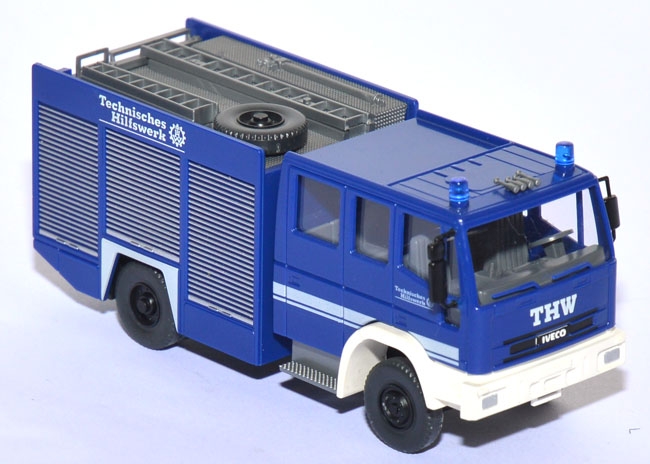 Iveco EuroFire Gerätekraftwagen THW ultramarinblau