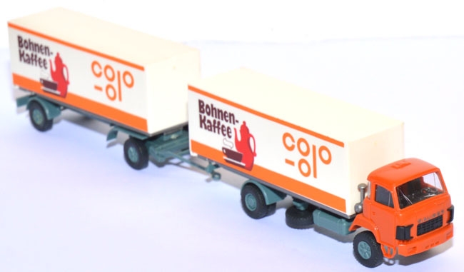 Saurer D290/330 Kofferlastzug coop Bohnen-​Kaffee