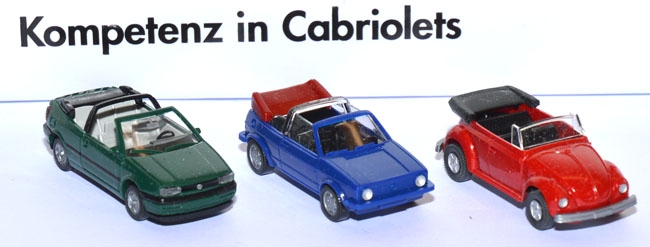 Set Volkswagen Kompetenz in Cabriolets