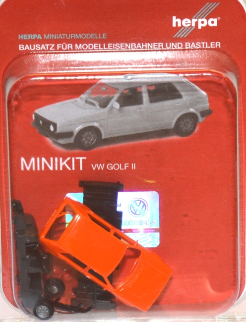 VW Golf 2 4türig orange Minikit