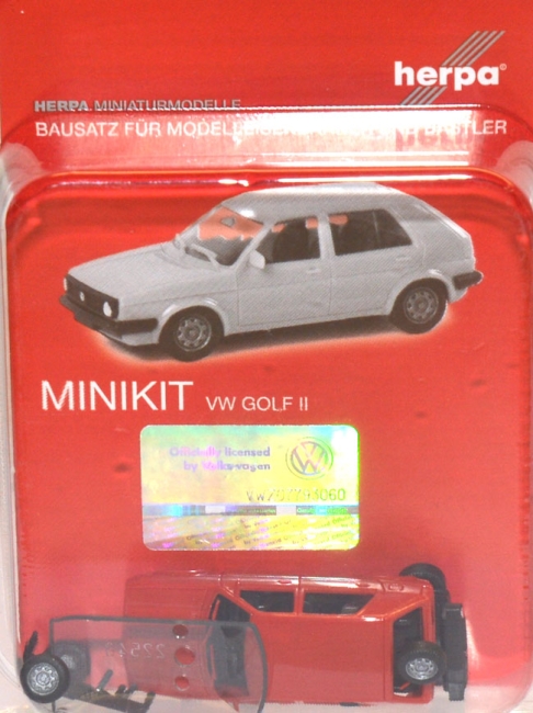 VW Golf 2 4türig rot Minikit