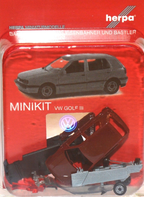 VW Golf 3 4türig rotbraun Minikit